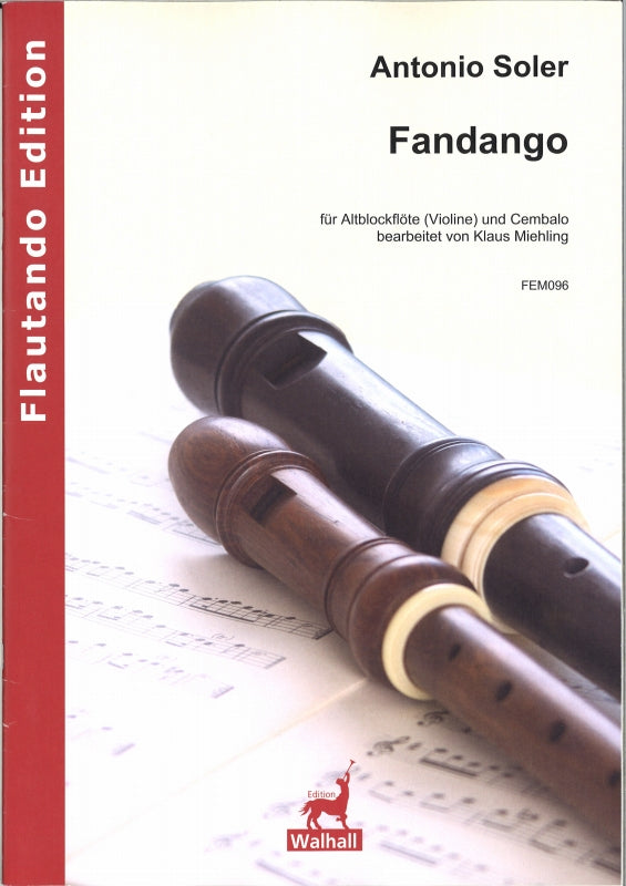 Soler, Fandango (ARec/Vn,Cemb) (Walhall)