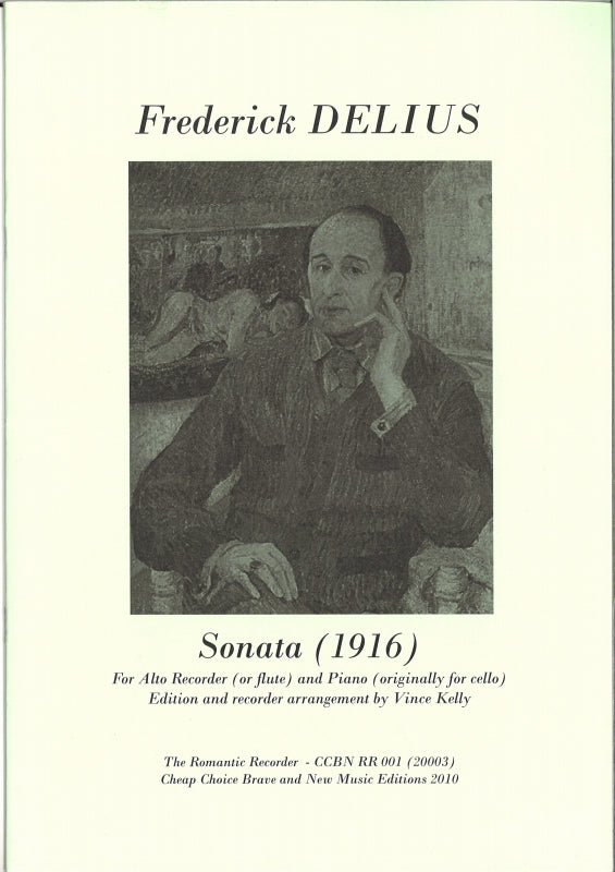 Delius, Sonata (1916) (ARec/Fl,Pf) (CCBN Music Editions/Walhall)