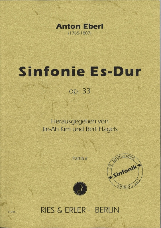 Eberl, Sinfonie Es-Dur op. 33 (Ries & Erler)