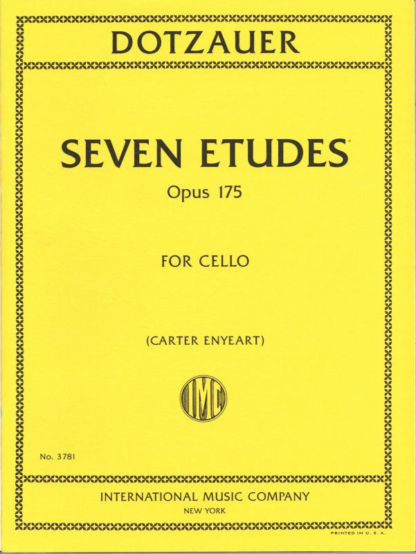 Dotzauer, 7 Etudes op. 175 (Enyeart) (IMC)
