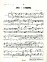 Weber, Concerto No. 1 (Parts; 2Pianos) (Lienau)