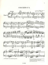 Weber, Concerto No. 1 (Parts; 2Pianos) (Lienau)