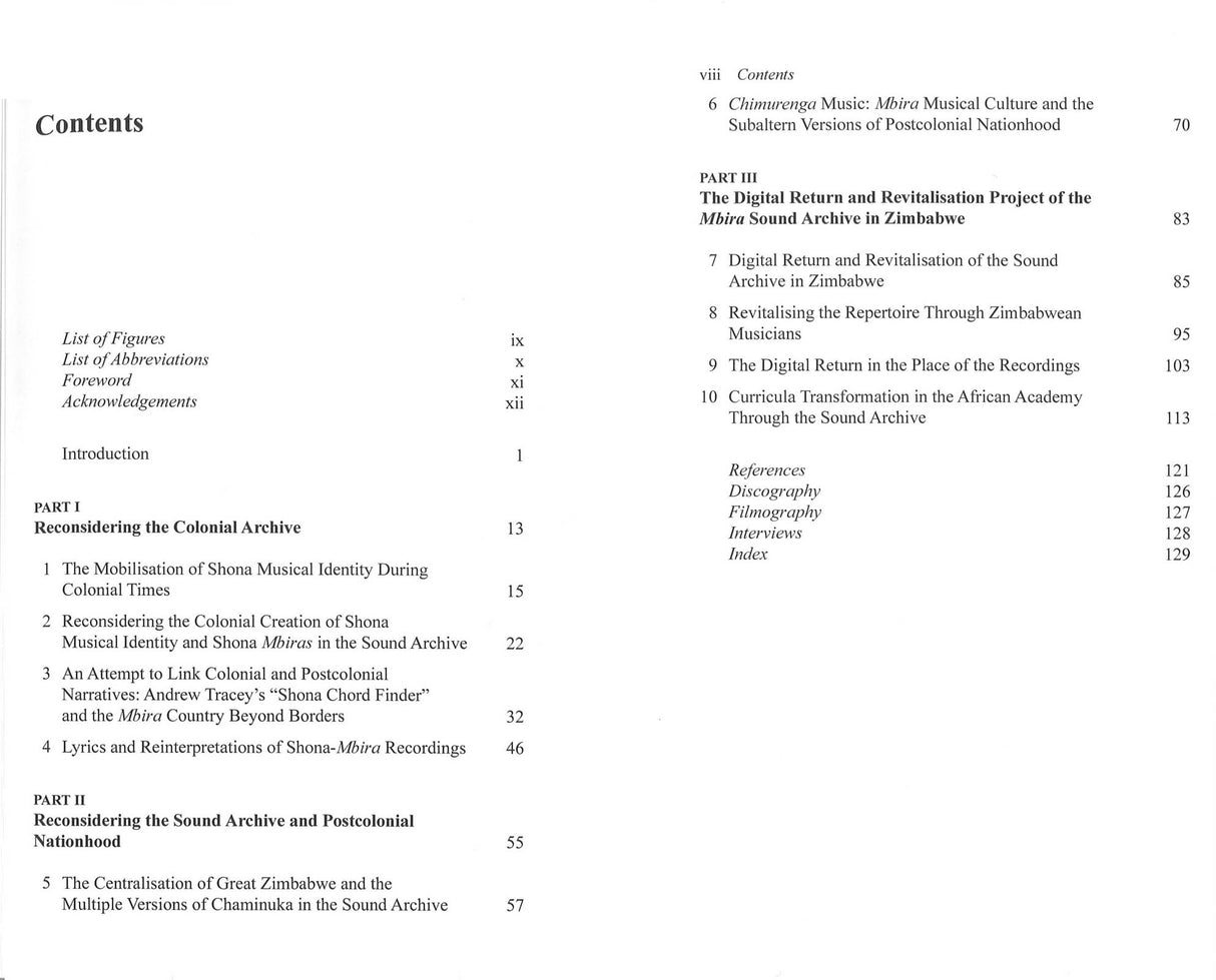 Gimenez Amoros, Tracing the Mbira Sound (Routledge)