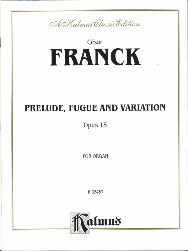 Franck, Prelude, Fugue & Var. [op. 18] (Kalmus/Alfred)