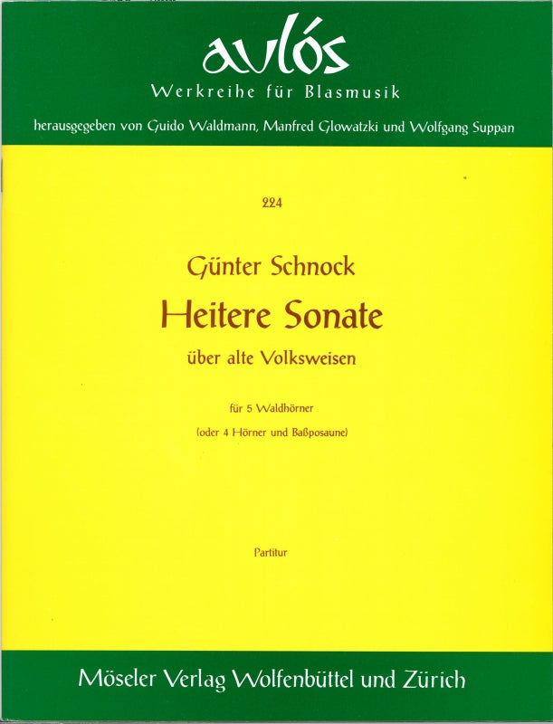 Schnock, Heitere Sonate (5Hn) (Moseler)