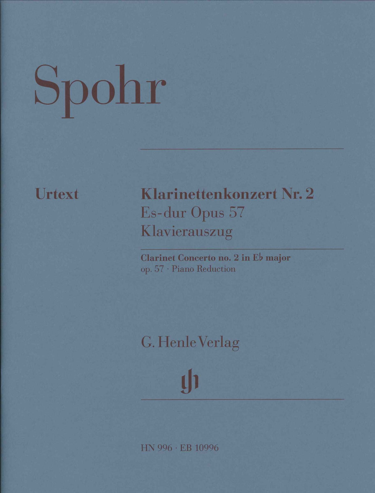 Spohr, Concerto No. 2 in Eb op. 57 (Henle)