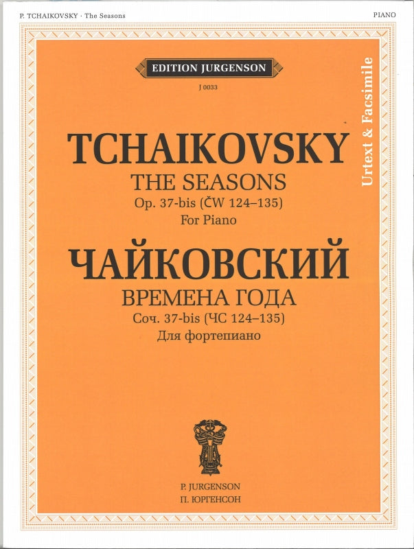 Tchaikovsky, Seasons op. 37bis (+Facs) (Jurgenson)
