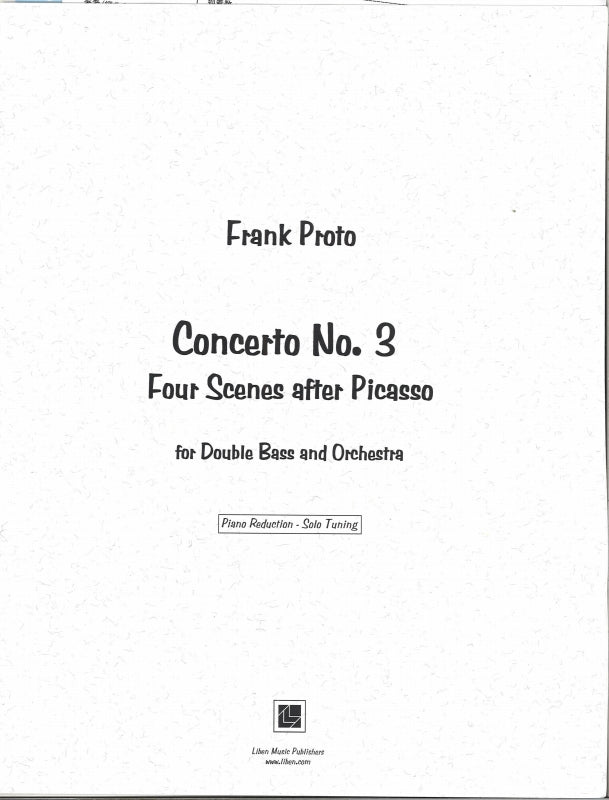 Proto, Concerto No. 3: Pf for Solo Tun. (Liben Music)