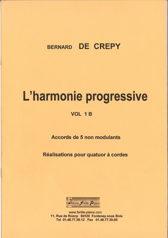 Crepy, Harmonie progress 1B Reliz. Qrt (Fertitle Plaine, Editions)