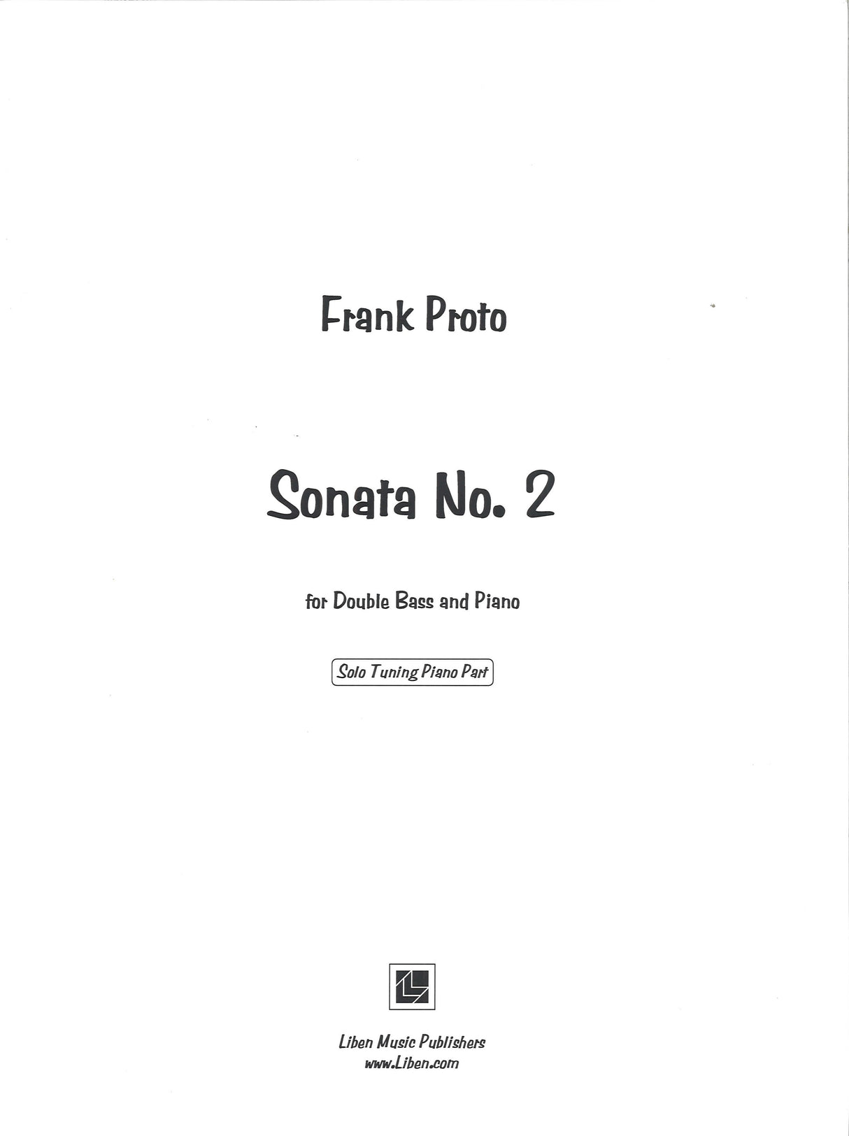 Proto, Sonata No. 2 Solo Tuning Piano (Liben Music)