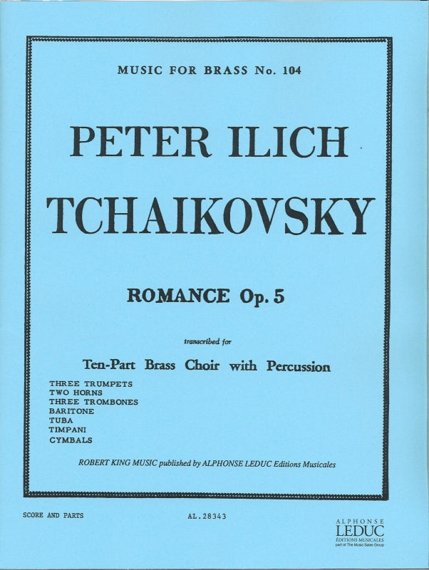 Tchaikovsky, Romance op. 5 (Robert King/Leduc)