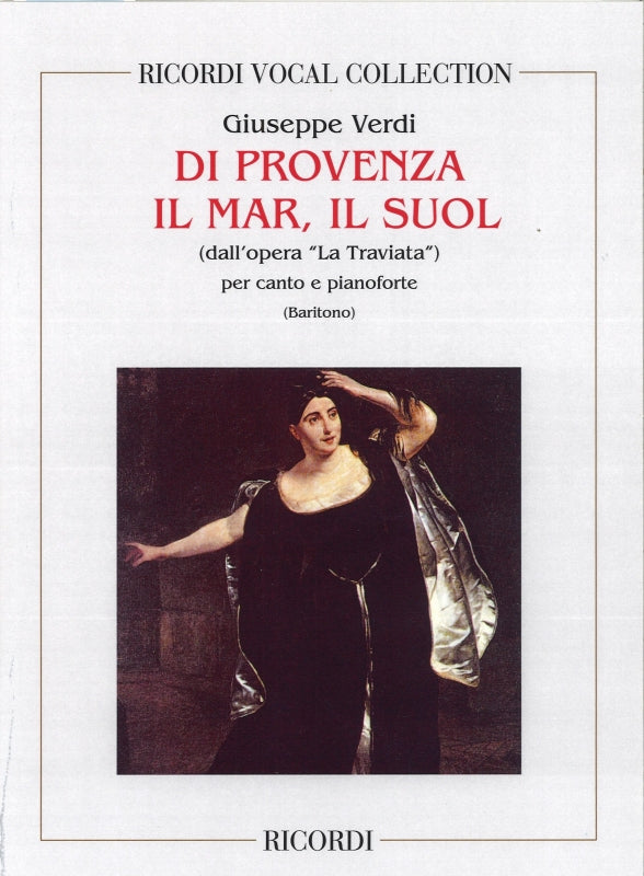 Traviata, Di Provenza il mar (Bar,Pf) (Ricordi)