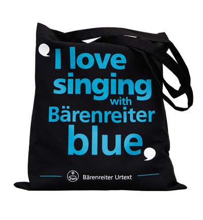 Cotton Bag I love singing... (Barenreiter)