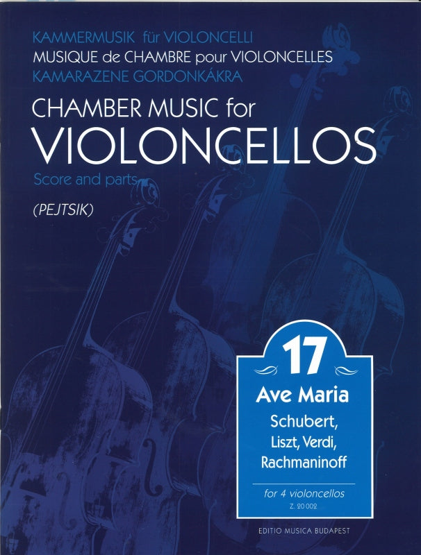 Chamber Music for Violoncellos 17 (4Vc) (Editio Musica Budapest)