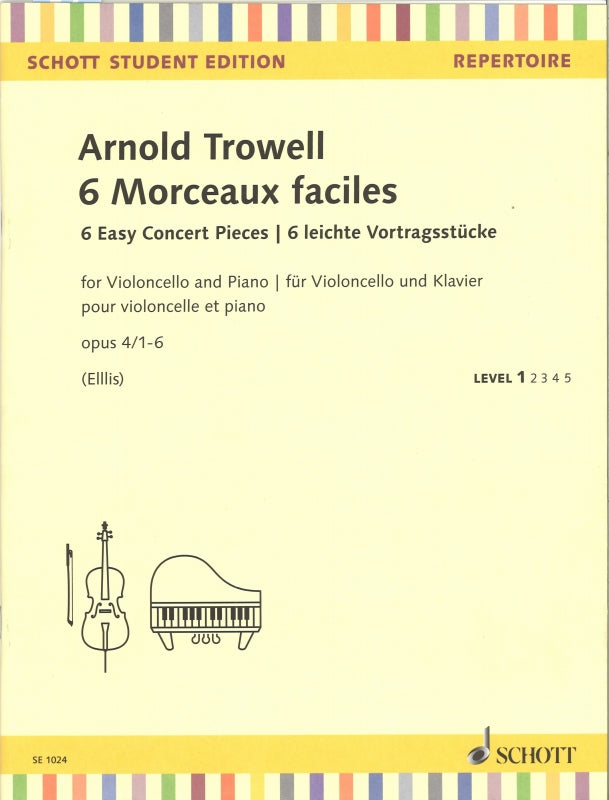 Trowell, 6 Easy Concert Pieces (Schott)