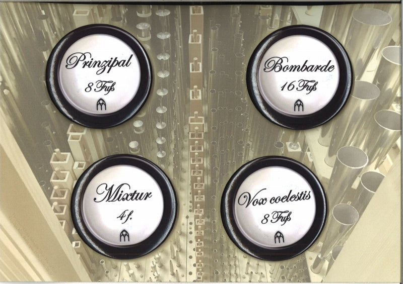 4-Set Registerzug-Magnete (Flaschenoffne (Butz)