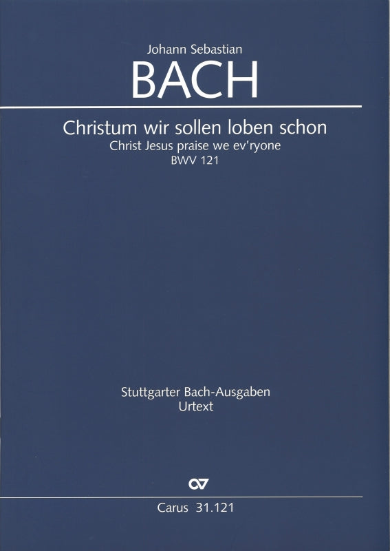 Bach, Kantate BWV 121 Full Score (Carus)