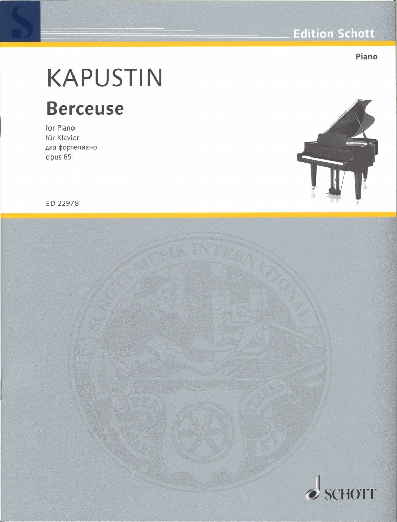 Kapustin, Berceuse op. 65 (Schott)