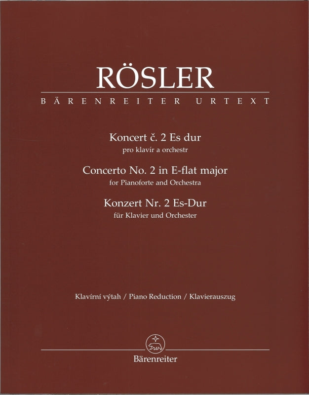 Rosler, Concerto for Piano No. 2 (Barenreiter)