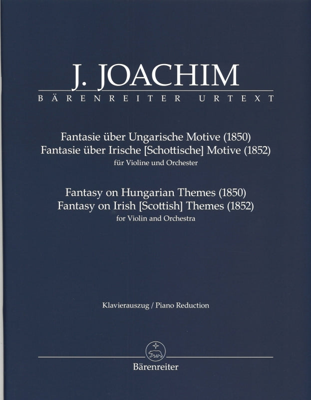 Joachim, Fantasies (Barenreiter)