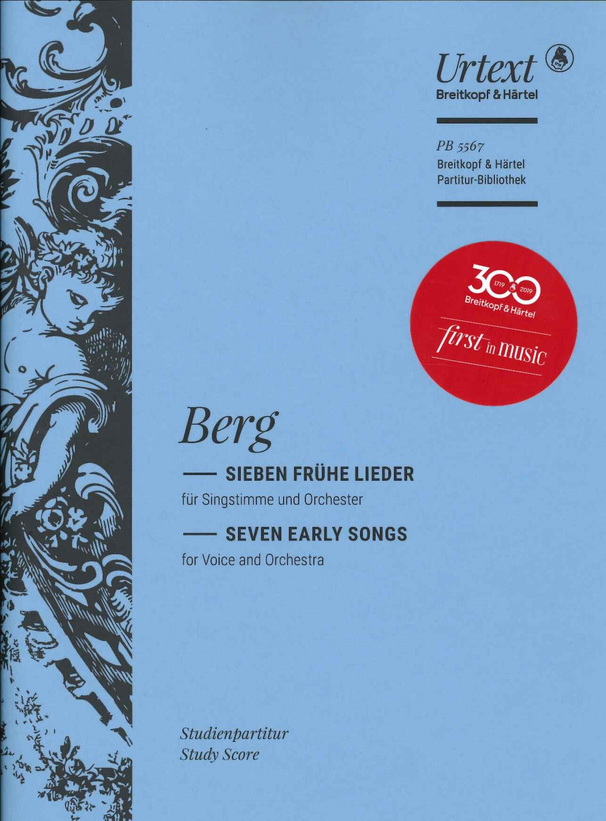 Berg, 7 fruhe Lieder (Vo,Orch) (Breitkopf)