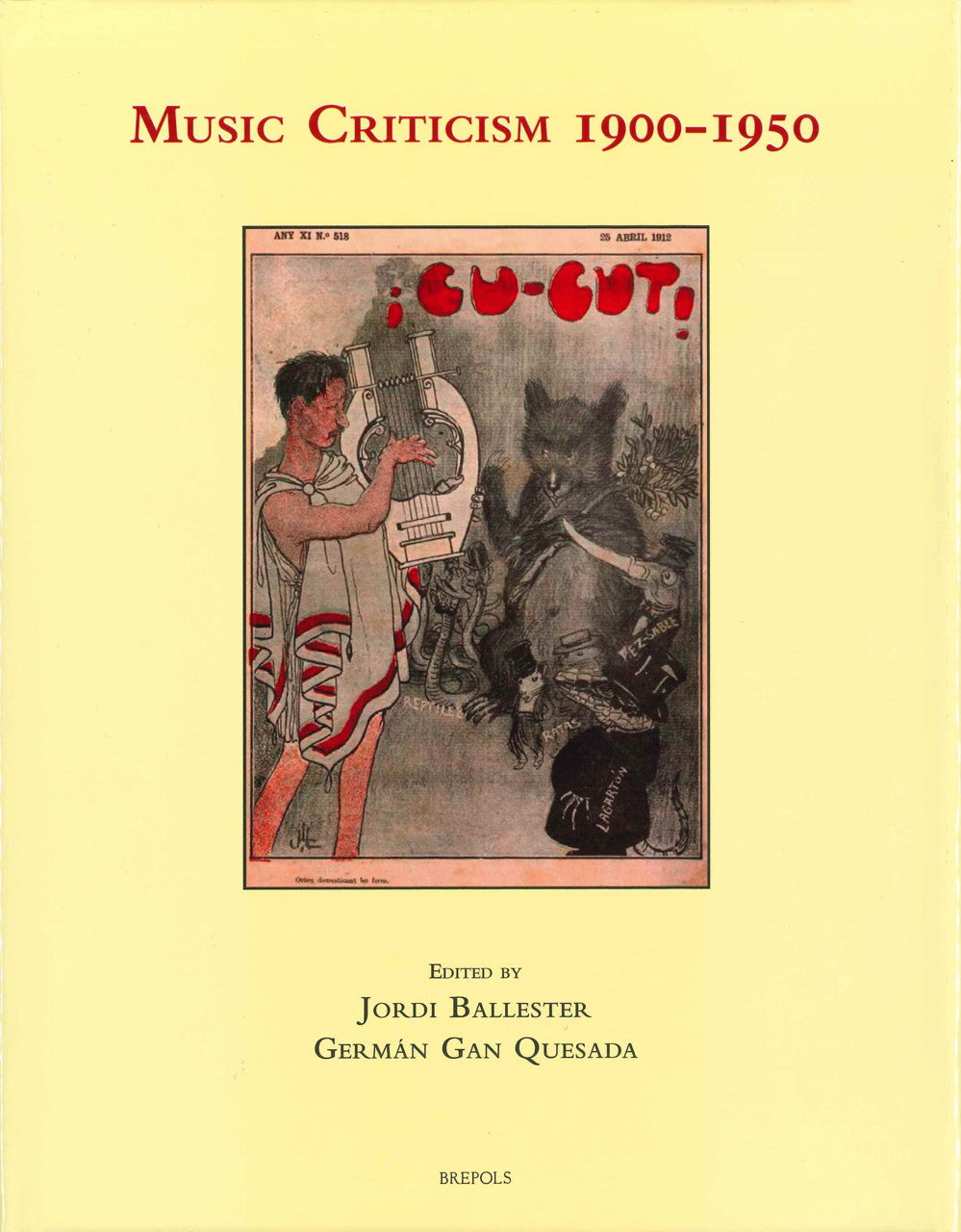Ballester, Music Criticism 1900-1950 (Brepols)