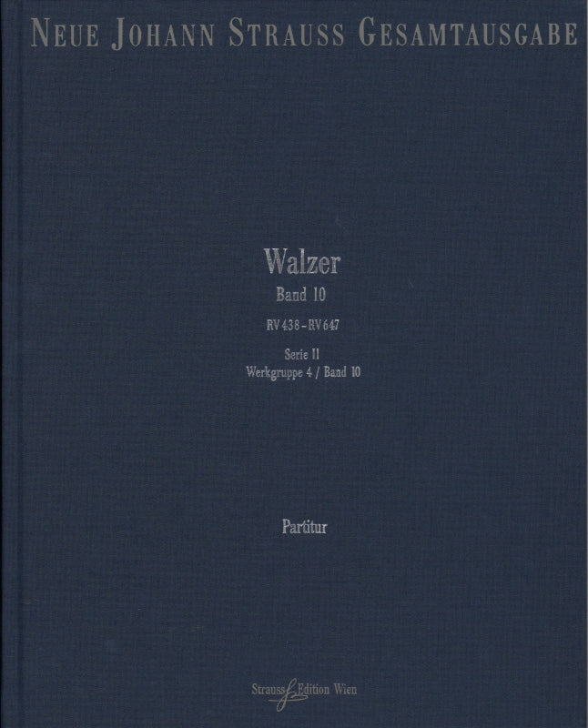 Strauss,J., Walzer Band 10: op. 438- (Strauss Edition)