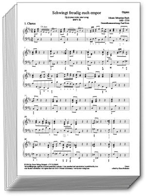 Bach, Geistliche Vokalwerke: Org Parts (Carus)