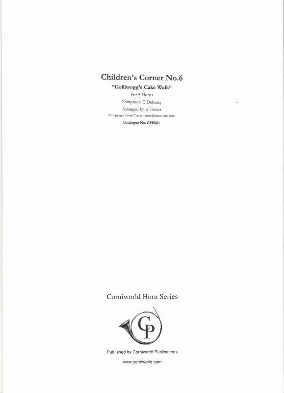 Debussy, Golliwogg's Cake Walk (5Hn) (Corniworld)