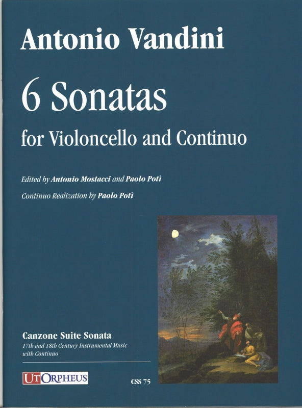 Vandini, 6 Sonatas (Vc,Bc) (Ut Orpheus)