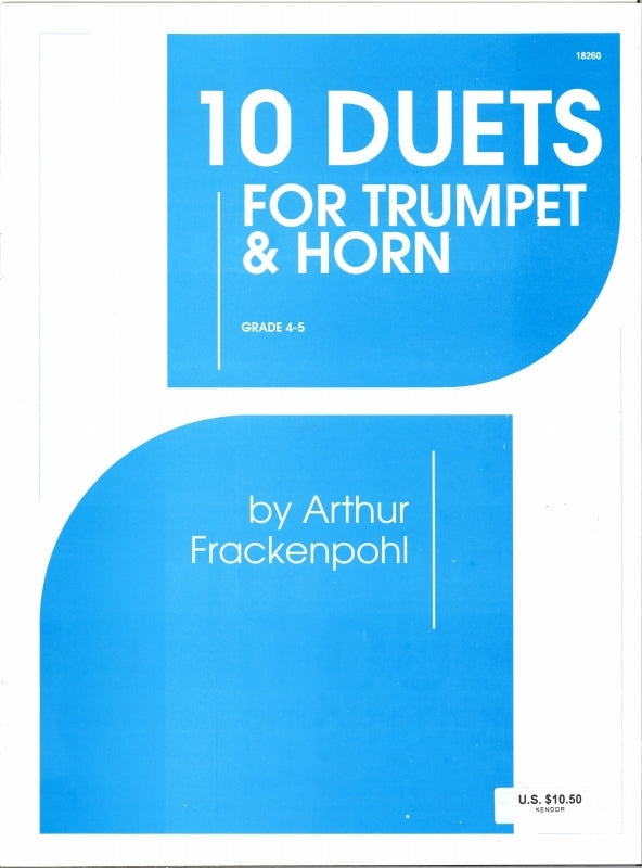 Frackenpohl, 10 Duets for Trumpet & Horn (Kendor)