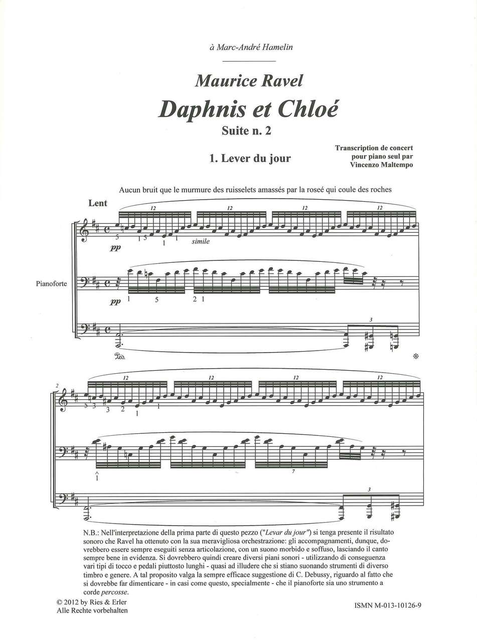Ravel, Daphnis et Chloe, Suite No. 2 (Ries & Erler)
