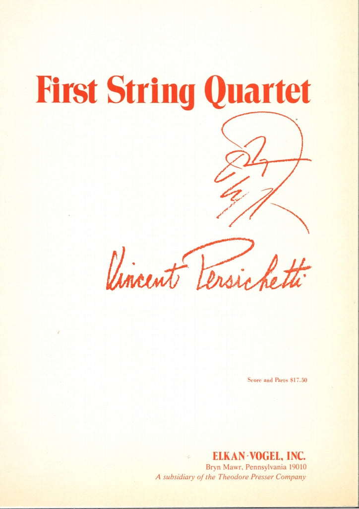 Persichetti, String Quartet No. 1 op. 7 (Elkan-Vogel)