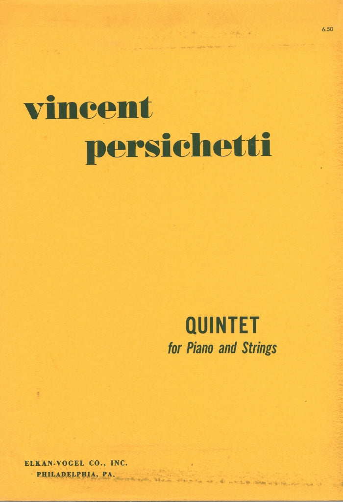 Presichetti, Quintet op. 66 (Elkan-Vogel)