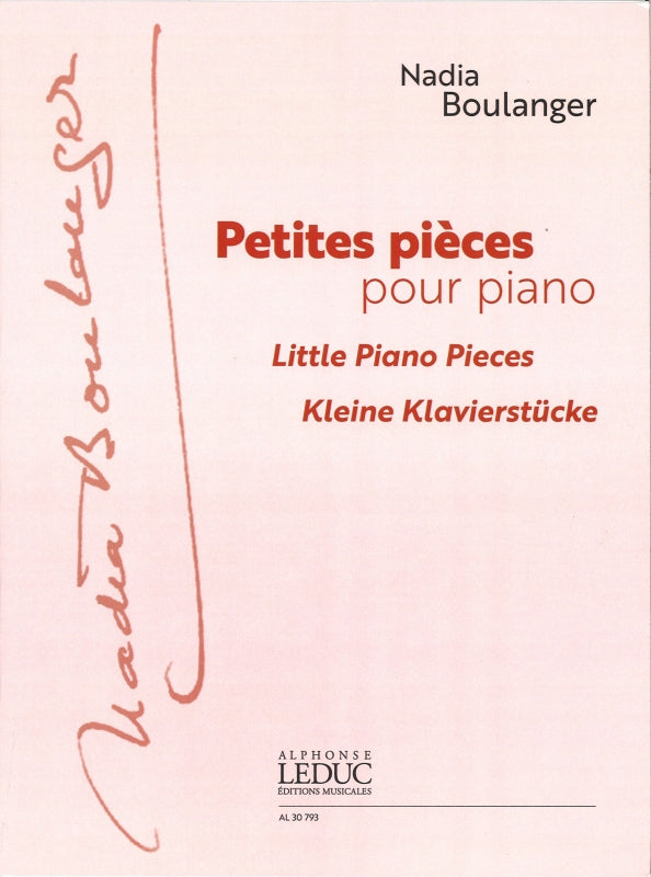 Boulanger,N., Petites pieces pour piano (Leduc)