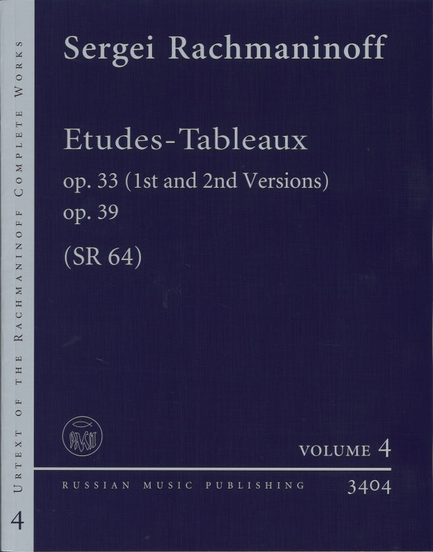 Rachmaninoff, Etudes-tableaux op. 33, 39 (Russian Music Publishing)