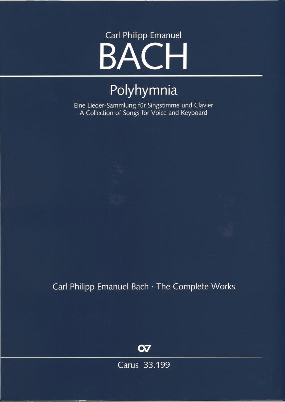 Bach,C.P.E., Polyhymnia Wq 199, 200, 202 (Carus)