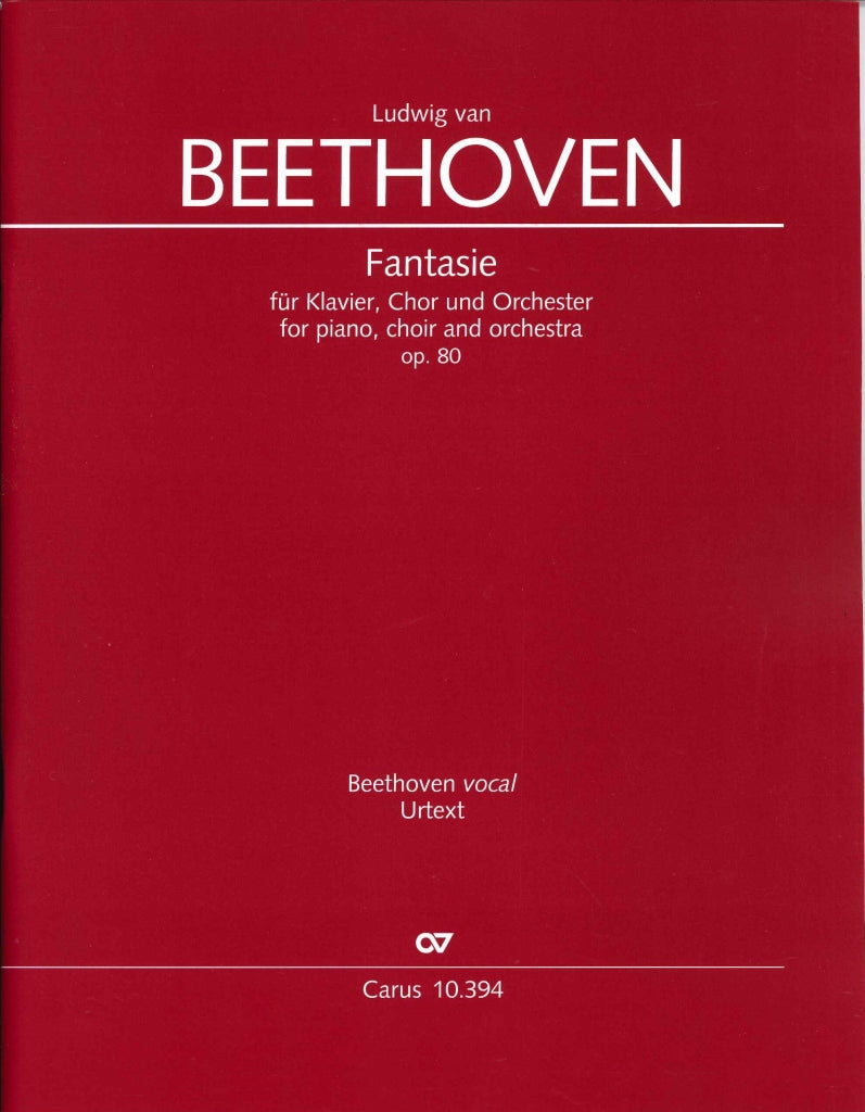 Beethoven, Chorfantasie Full Score (Carus)