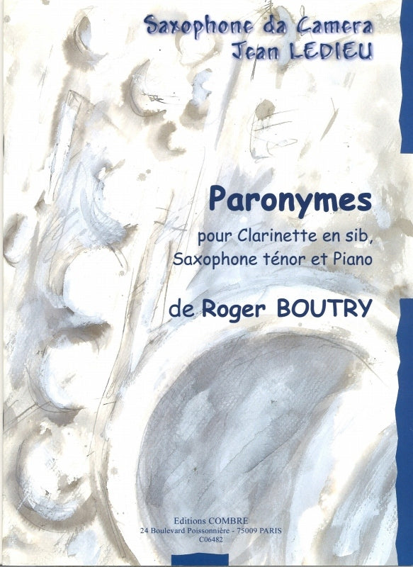 Boutry, Paronymes (Cl,TSax,Pf) (Combre)