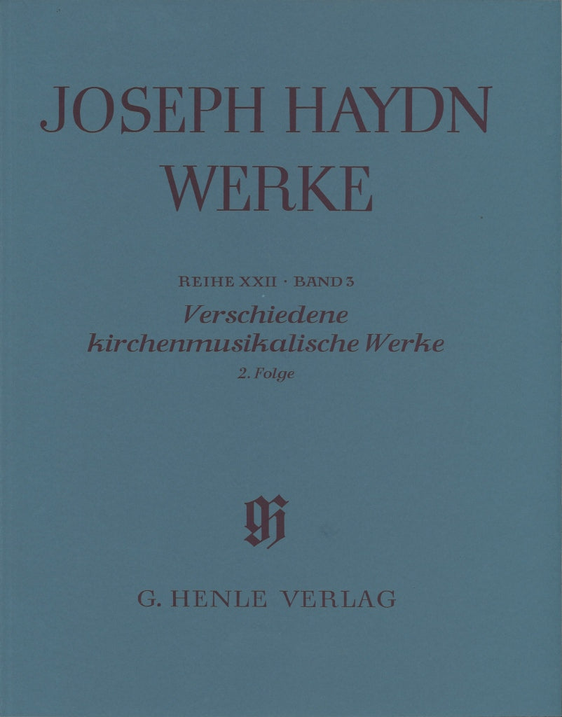 Joseph Haydn Werke 22/3 (Henle)
