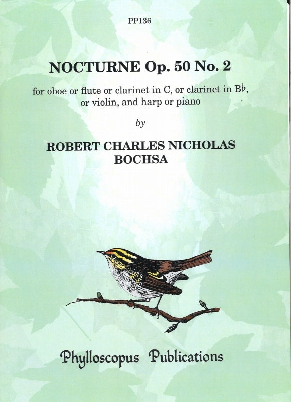 Bochsa, Nocturne op. 50/2 (Ob/Cl,Hrp/Pf) (Phylloscopus Publications)
