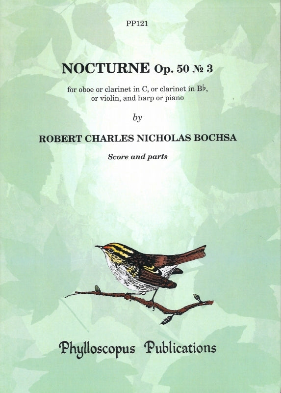 Bochsa, Nocturne op. 50/3 (Ob/Cl,Hrp/Pf) (Phylloscopus Publications)