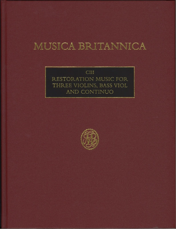 Restoration Music for 3 Violins (MB 103) (Stainer & Bell)