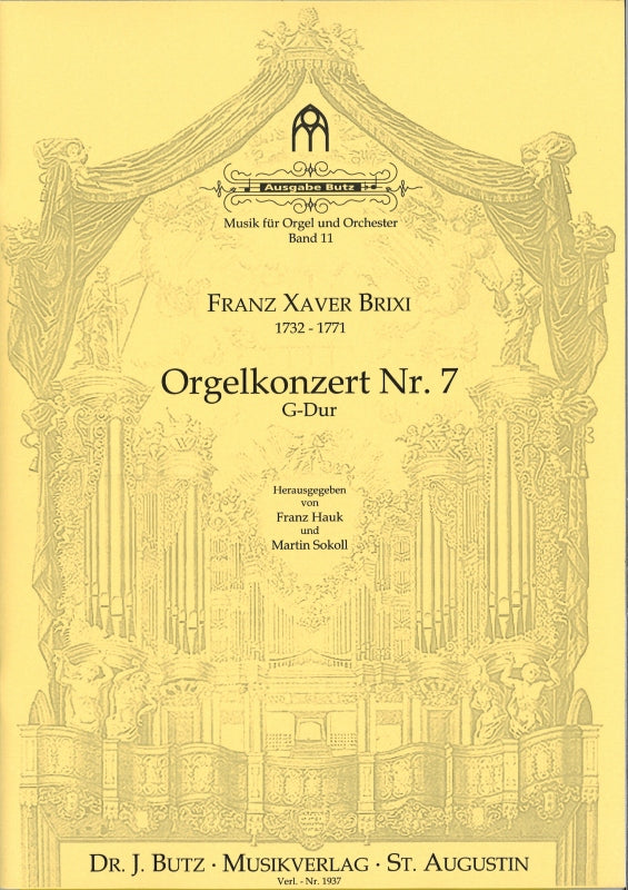 Brixi, Concerto for Organ No. 7 in G (Butz)