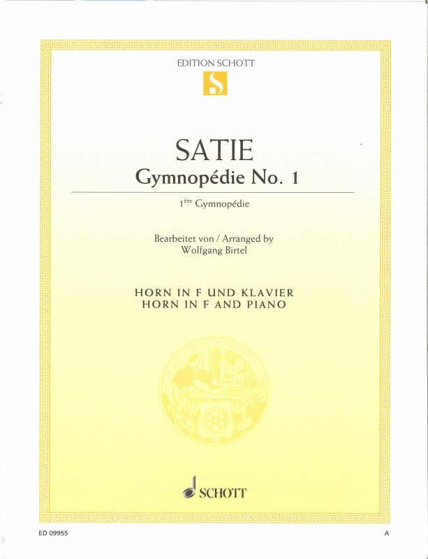 Satie, Gymnopedie No. 1 (Schott)