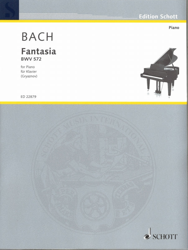Bach, Fantasia BWV 572 in G (Gyraznov) (Schott)