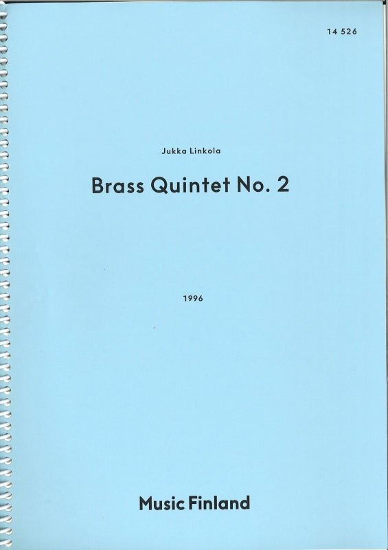 Linkola, Brass Quintet No. 2: Score (Music Finland)