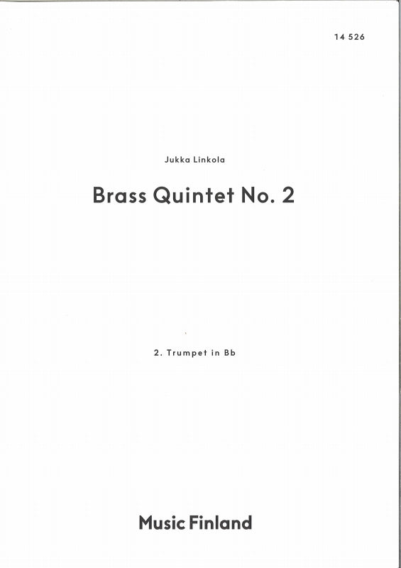 Linkola, Brass Quintet No. 2: Parts (Music Finland)
