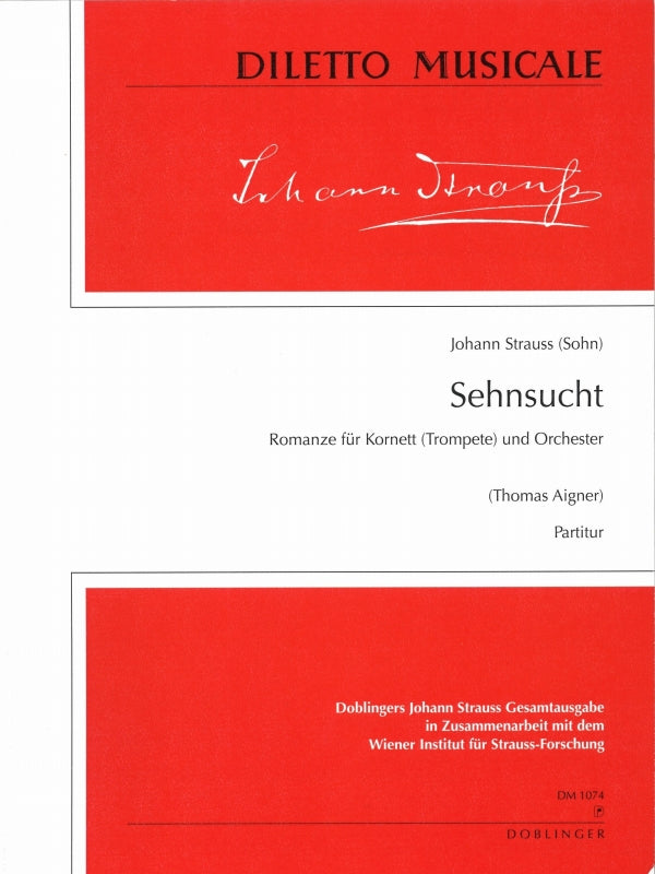 Strauss,J., Sehnsucht Full Score (Doblinger)