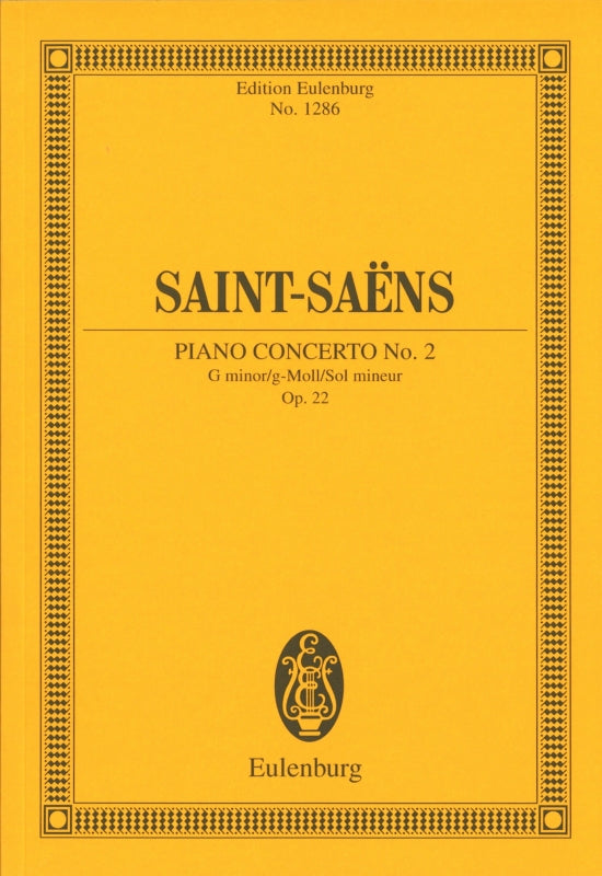 Saint-Saens, Concerto for Piano No. 2 (Eulenburg)